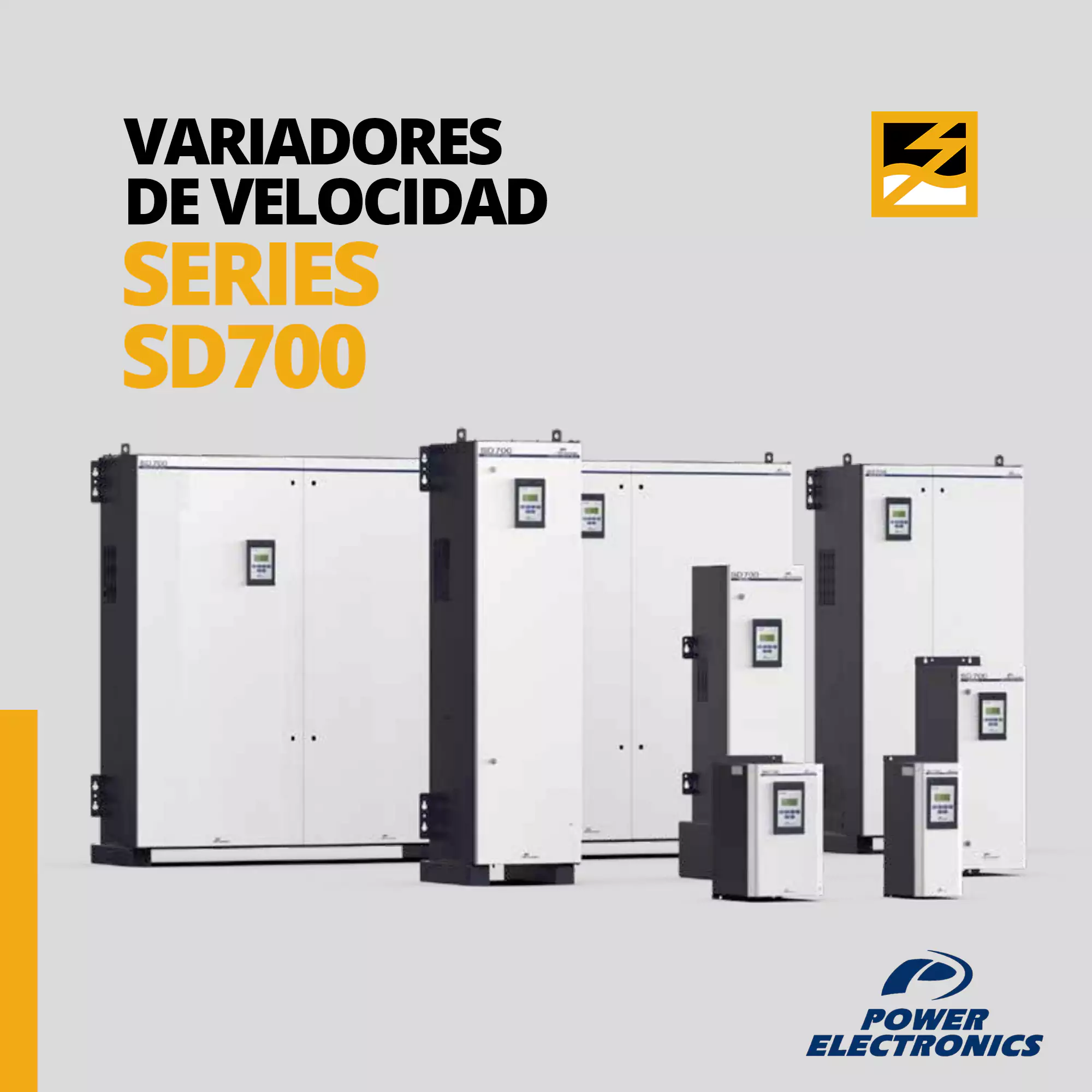 Lee más sobre el artículo Variadores de velocidad Series SD700